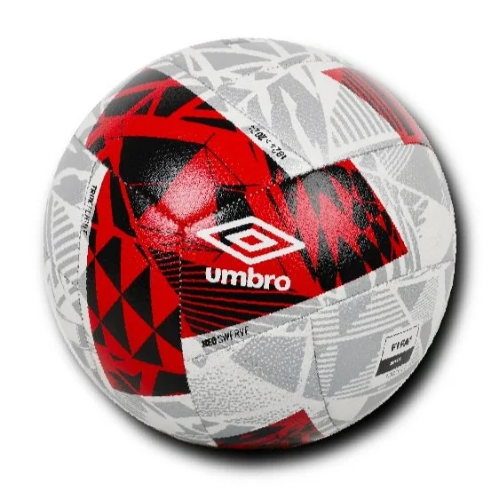 Umbro Neo Swerve Football - White/Red/Black — EclipseSports.Club
